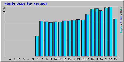 Hourly usage for May 2024